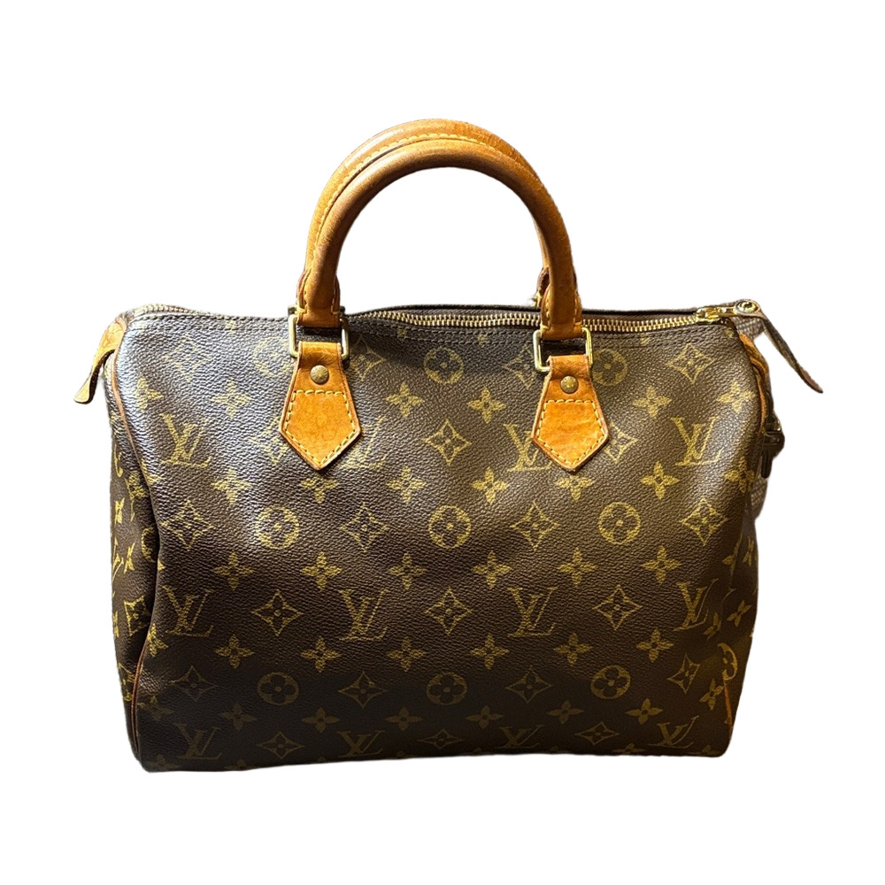 Louis Vuitton Monogram Speedy 30 Classic with lock and key